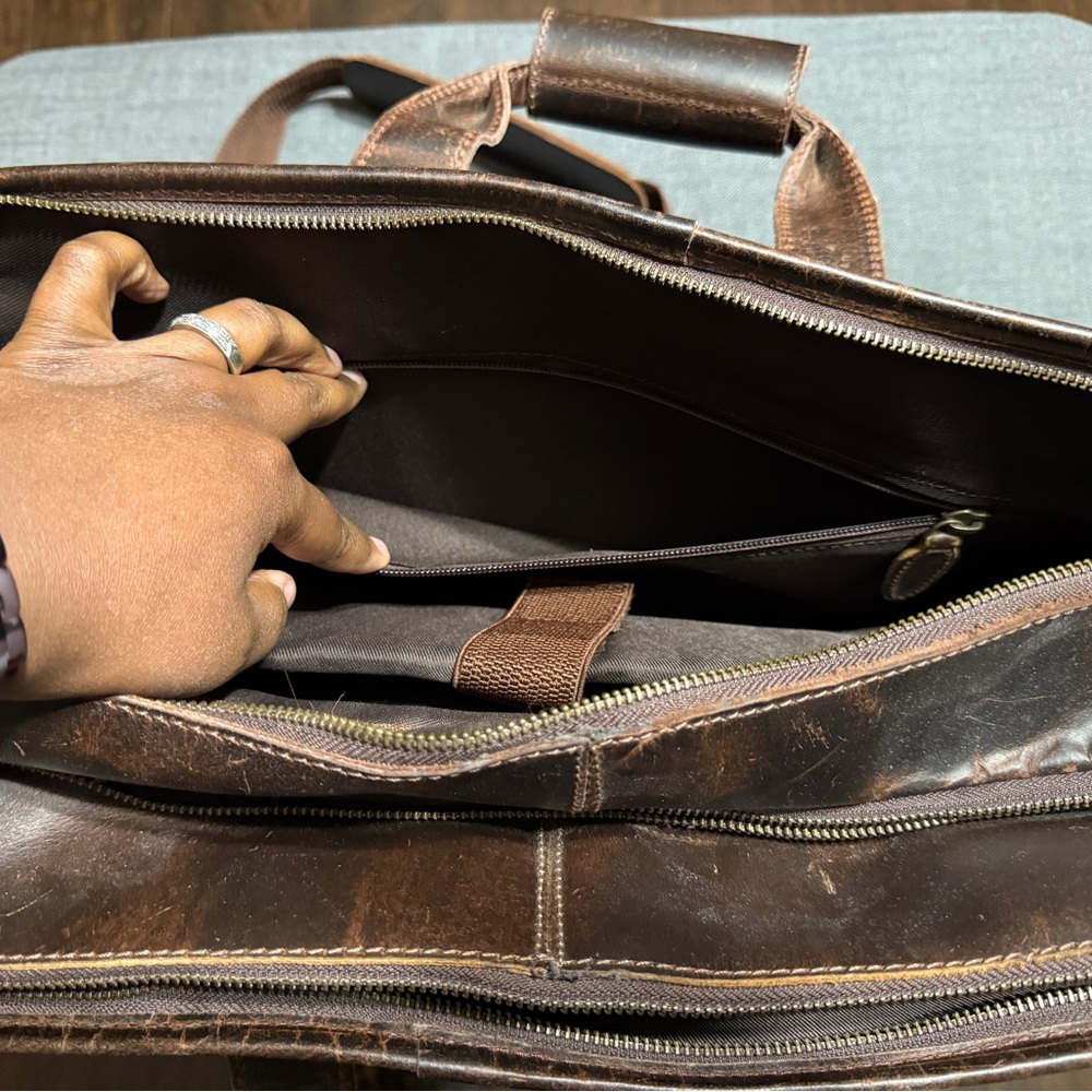 Leather Briefcase - Picture 8 of 12
